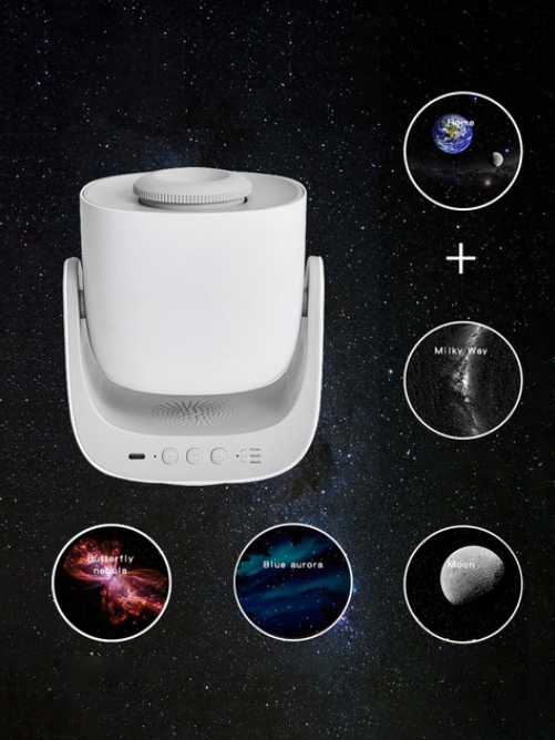 Galaxy Lite Sky Projector Night Light For Home Decor Rechargeable Star Lamp Projector for Your Lovers, Kids, Teen Girls, Adults