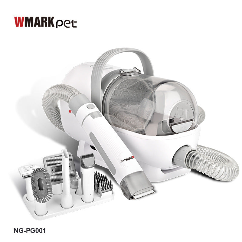 WMARK multifunctional pet hair trimmer dog vacuum set vacuum trimming and shaving all-in-one machine NG-PG001