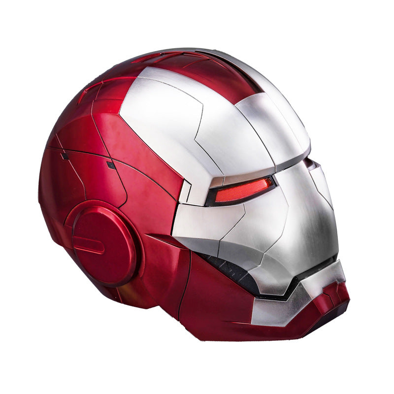 Iron Man MK5 helmet luminous electric multi-piece opening and closing Chinese and English voice control remote control toy ornaments